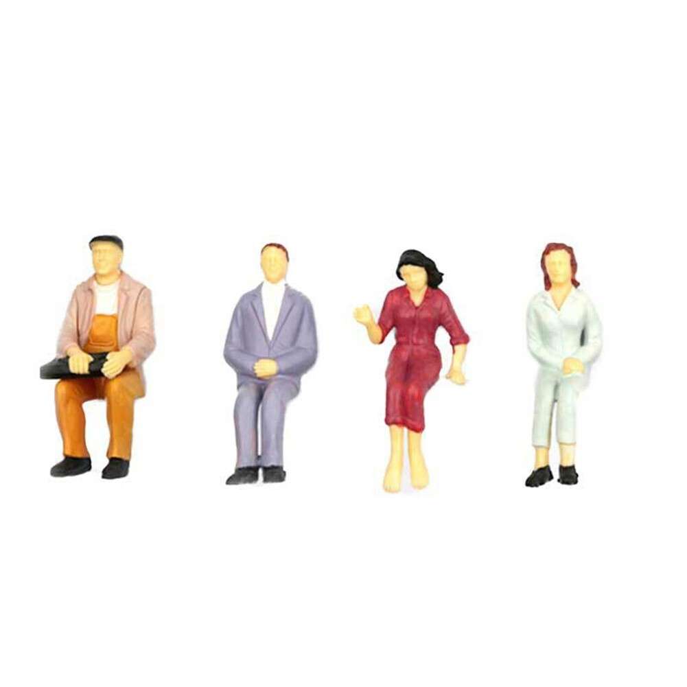 Sitting Figures 48*painted Figures 1:32 Scale 1:32 Brand New For Model-Building