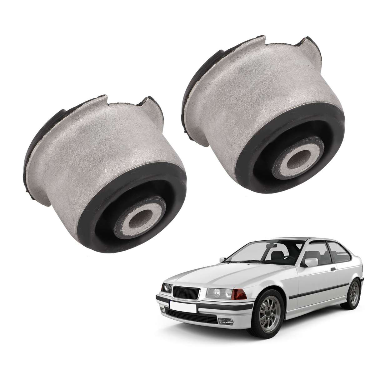 Rear Trailing Arm Bushing 2 Pcs Rear Arm Push Trailing Control Arm