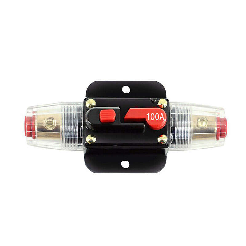 Audio Studio 100AMP Car Stereo Audio Circuit Breaker 100A Inline Fuse 12V-32V