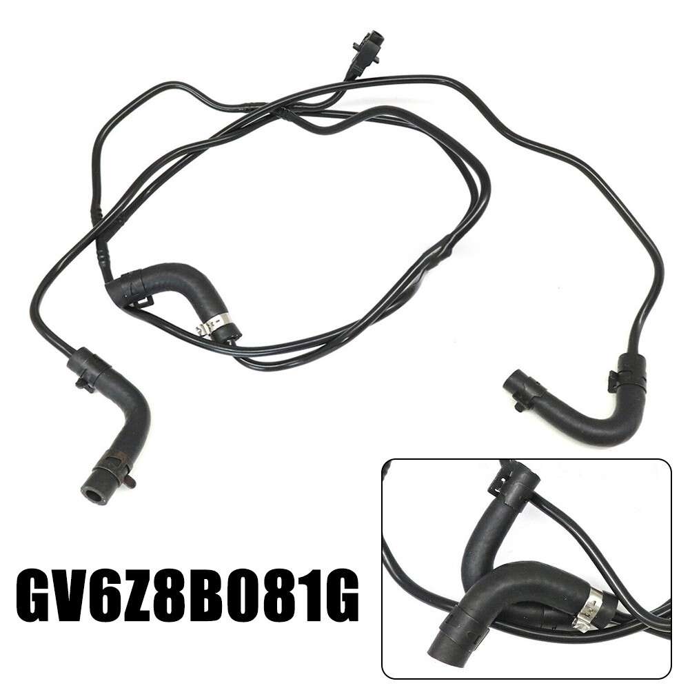 Black Radiator Coolant Hose For Ford Escape 2017 2019 Easy Installation