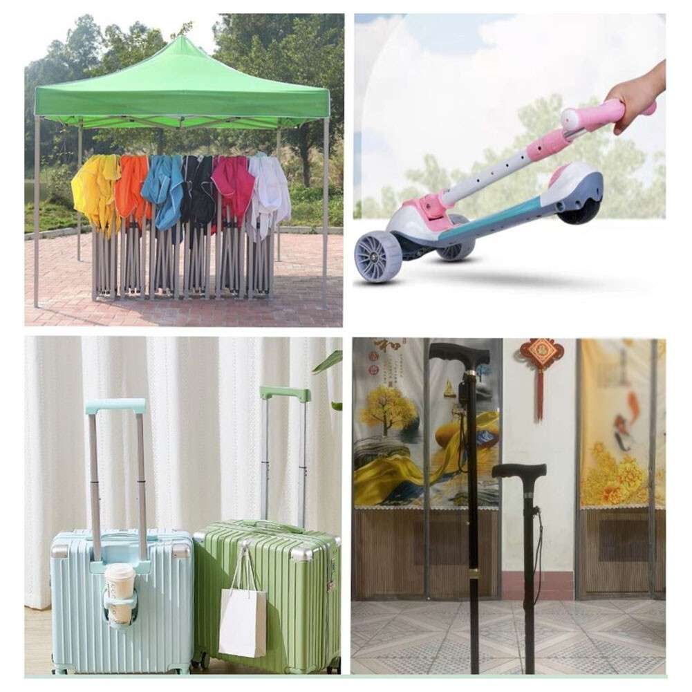 100pcs Spring Clip Locking Tube Pin Push Clip For Tent Pole/Kayak/Pad