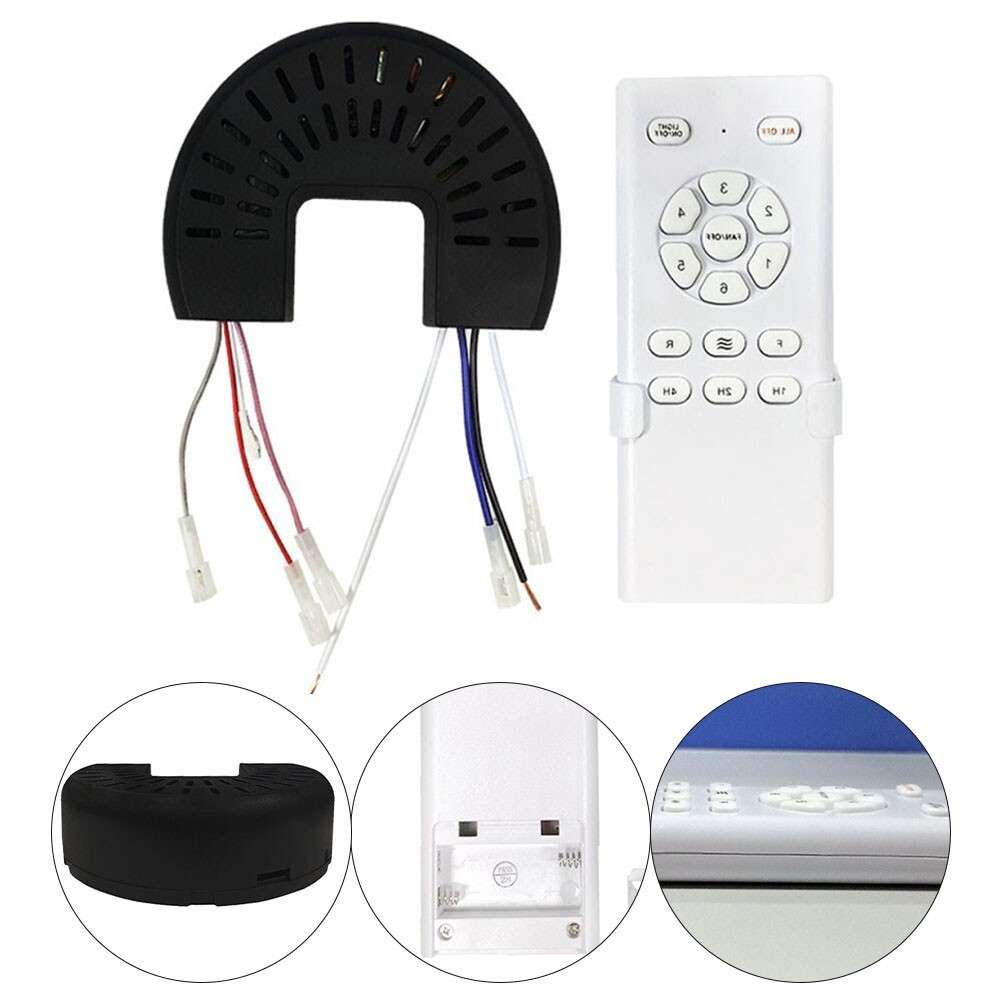 DC Frequency Conversion Ceiling Fan Light Remote Control Kit For 24V 6 Speed