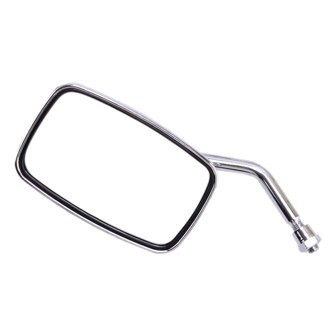 Pair 10mm Motorcycle Rear View Mirror Fit For Honda Suzuki Kawasaki