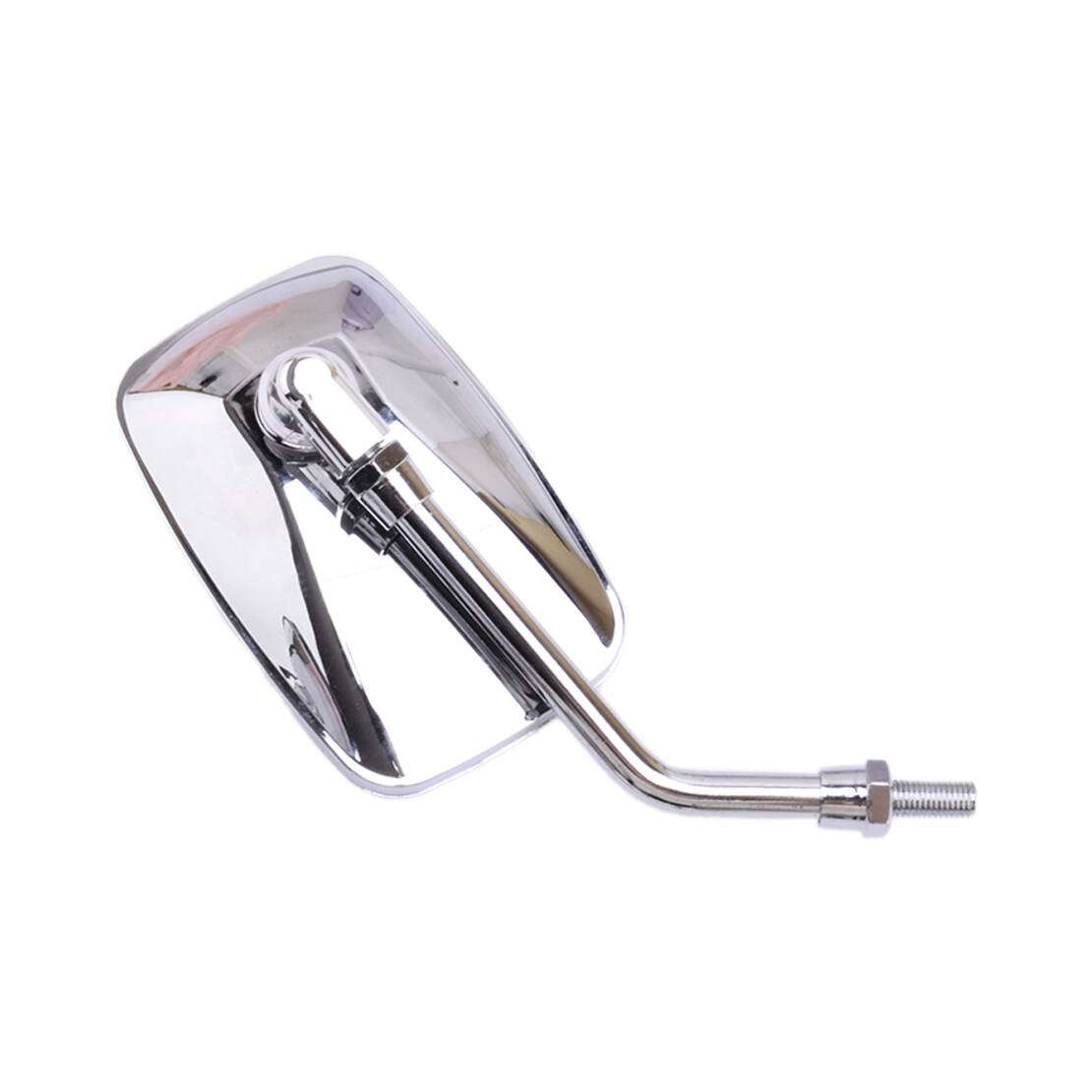 Pair 10mm Motorcycle Rear View Mirror Fit For Honda Suzuki Kawasaki