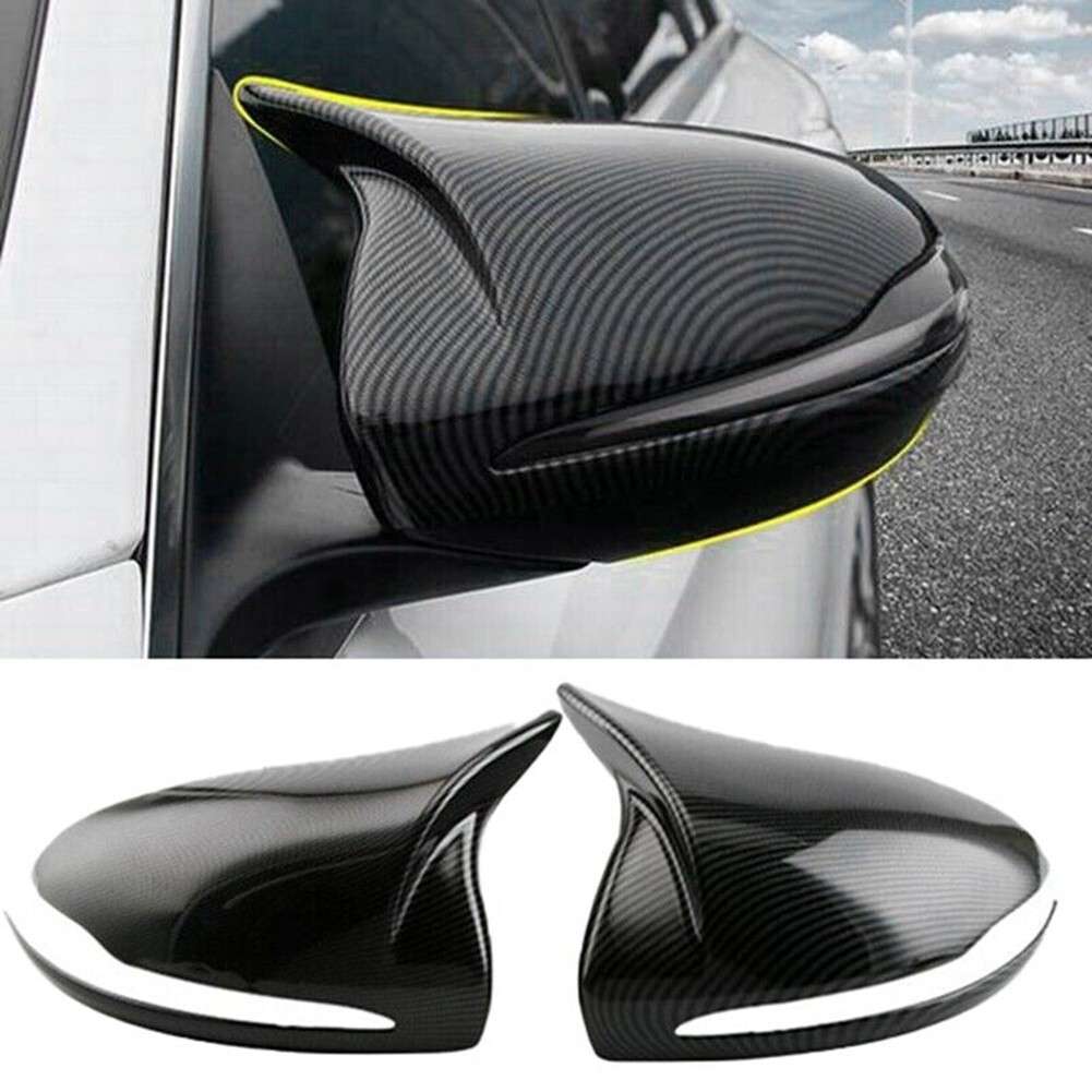 Carbon Fiber Side Rearview Mirror Cover Cap For Mercedes For Benz C E S GLB