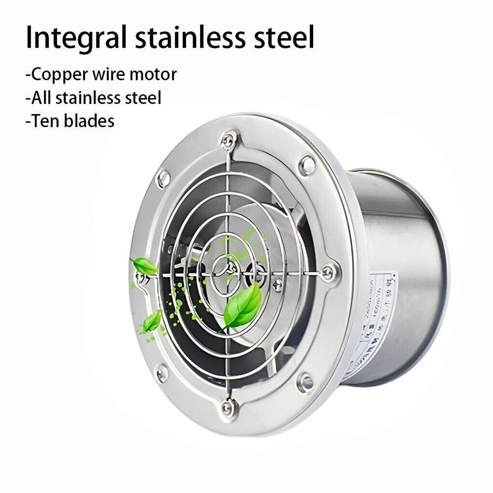 Sleek Round Exhaust Fan With Handy Installation And Practical Function