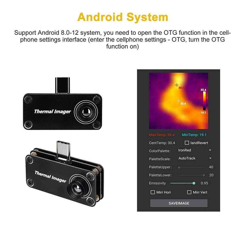Infrared Thermal Imaging Camera IR Imager USB-Type-C For And Roid Mobile-Phone