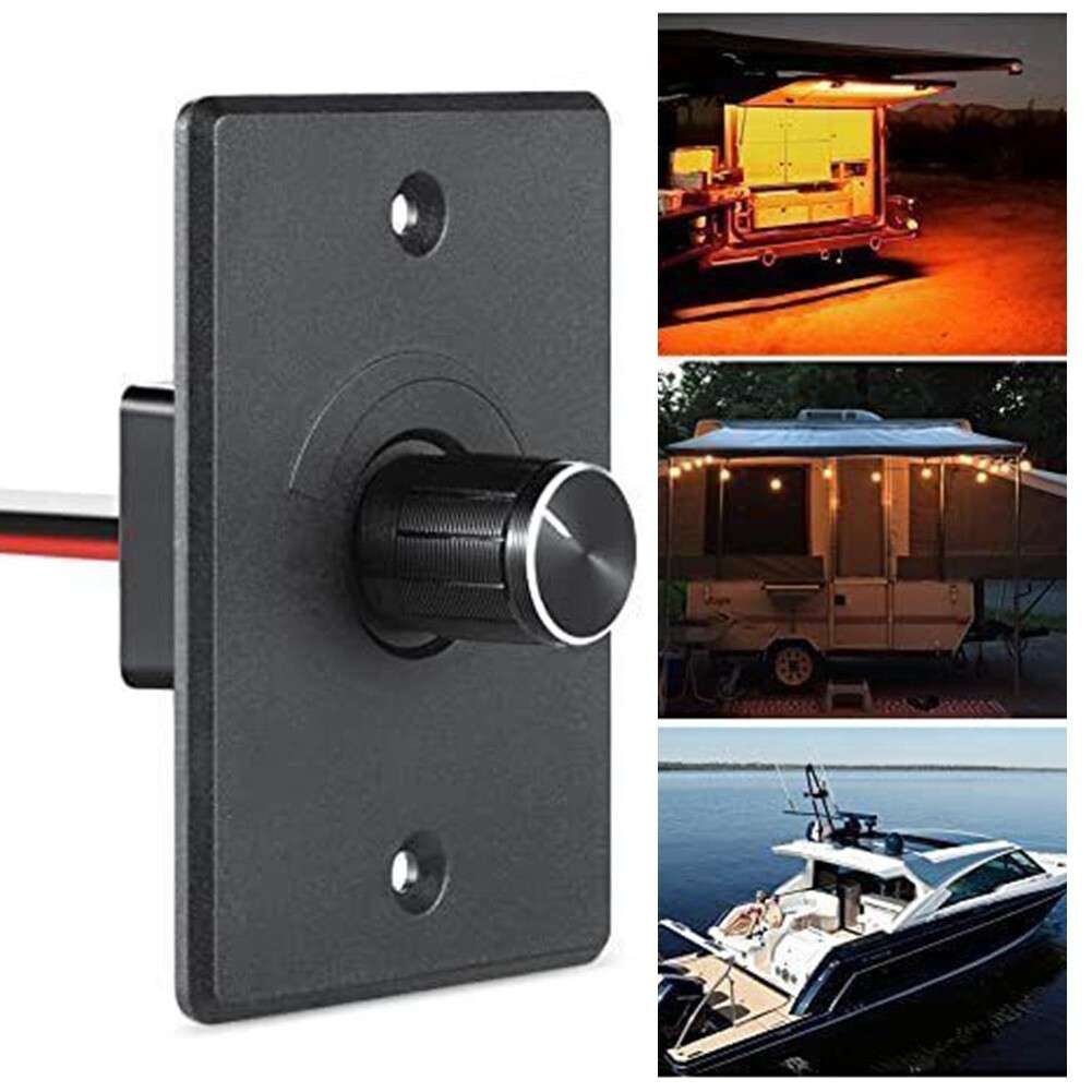 12V Dimmer RV Light Dimmer High Side for PWM Dimming For Boat Camper