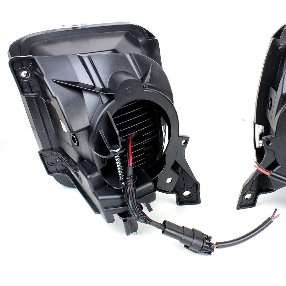 Black Front Bumper LED Fog Light for 2013 2014 2015 2016 2017 2018 Dodge Ram1500