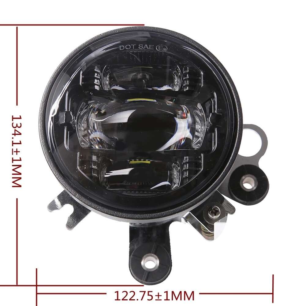 LED Fog Lights with Mounting Bracket DOT Driving Lamp For Honda Goldwing GL1800