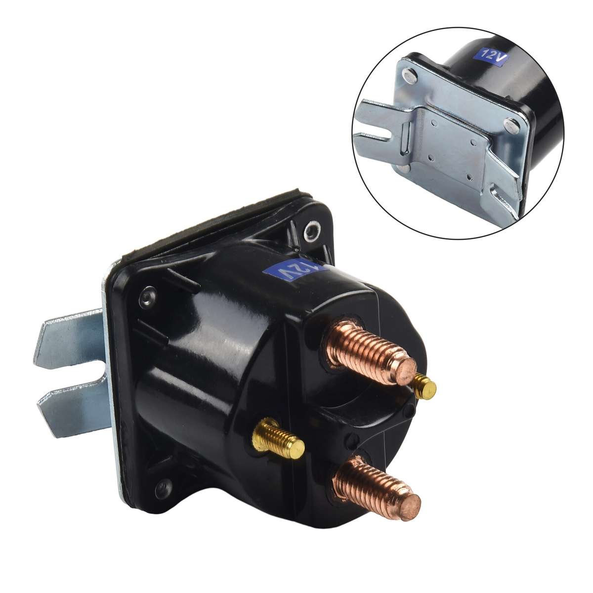 Reliable 12V Solenoid Valve Relay For Hydraulic Pump Motor Dump Trailer