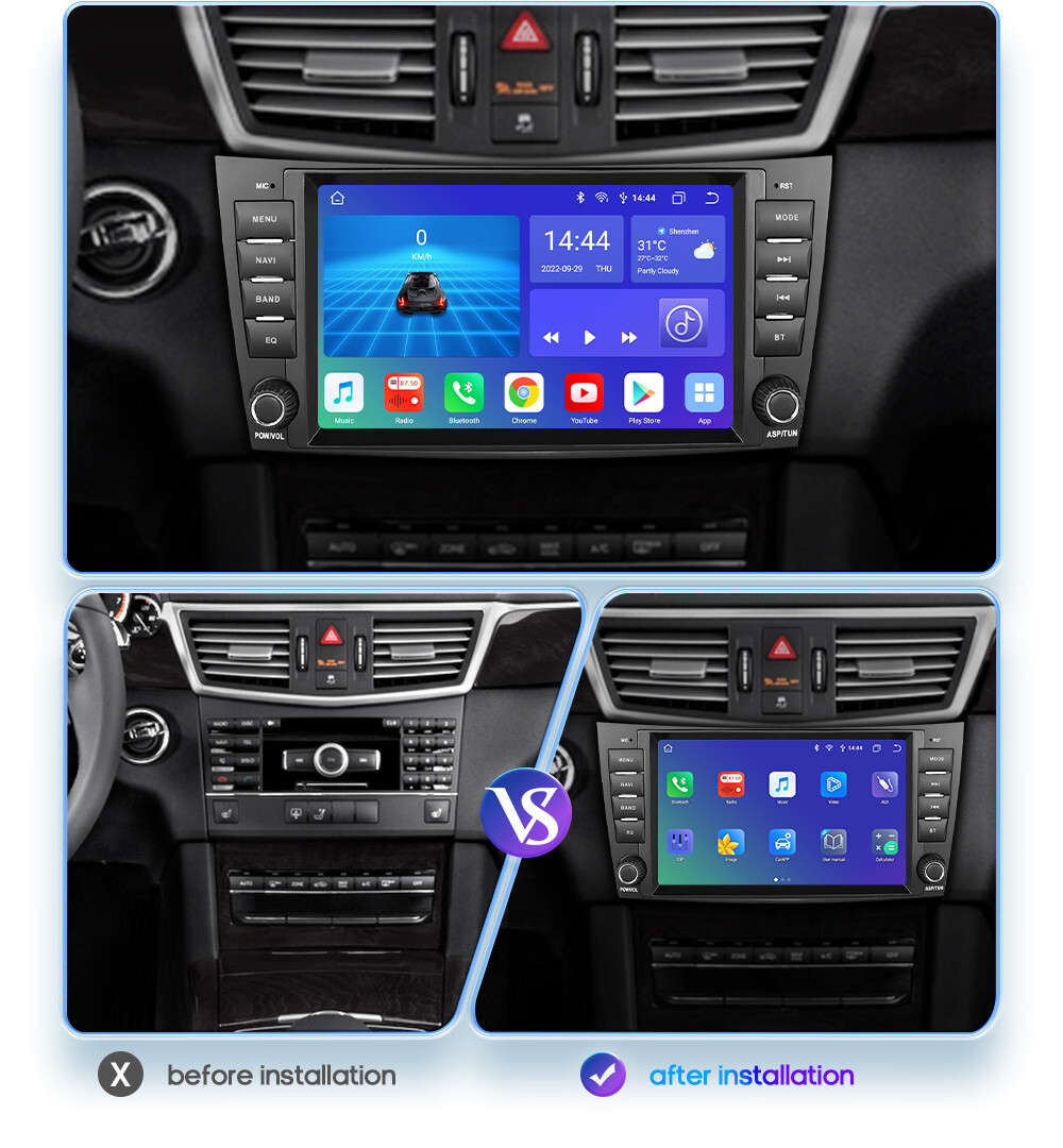 6+64GB Android 8CORE For Mercedes-Benz E Class W211 CLS-W219 GPS Stereo CarPlay