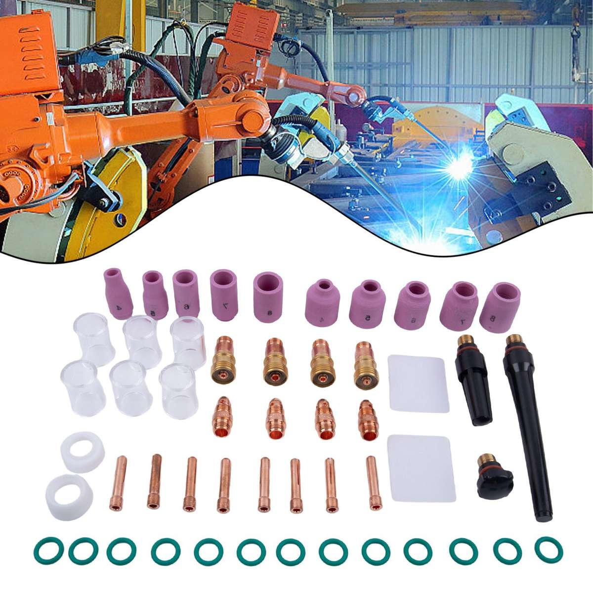 Industrial Welding Torch Accessories TIG Accessories Collets Consumables