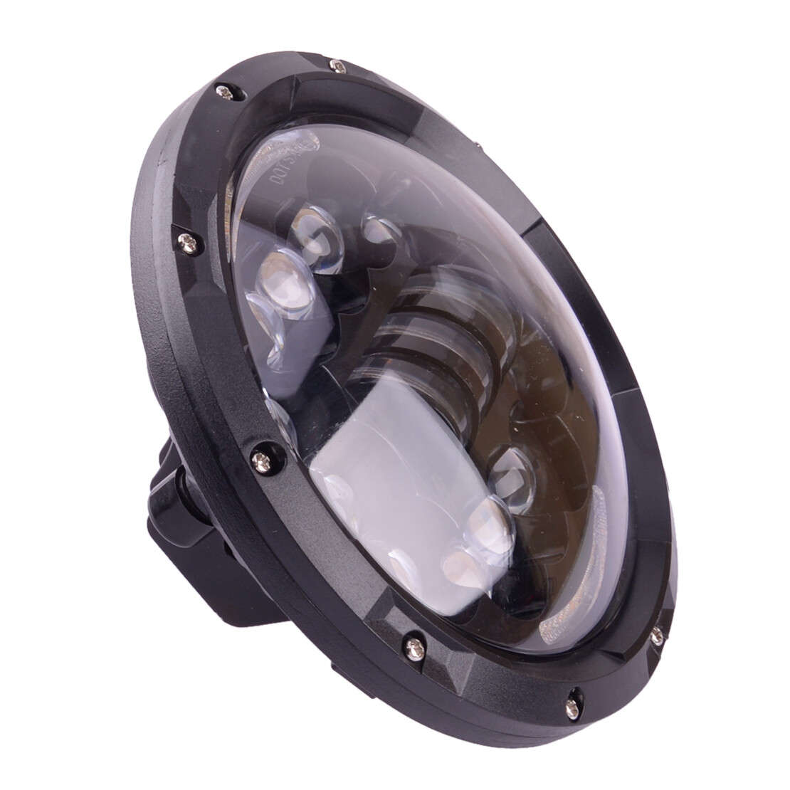 1x 7" LED Headlight DRL Lights Combo Fit for Jeep Wrangler Hummer H1 & H2