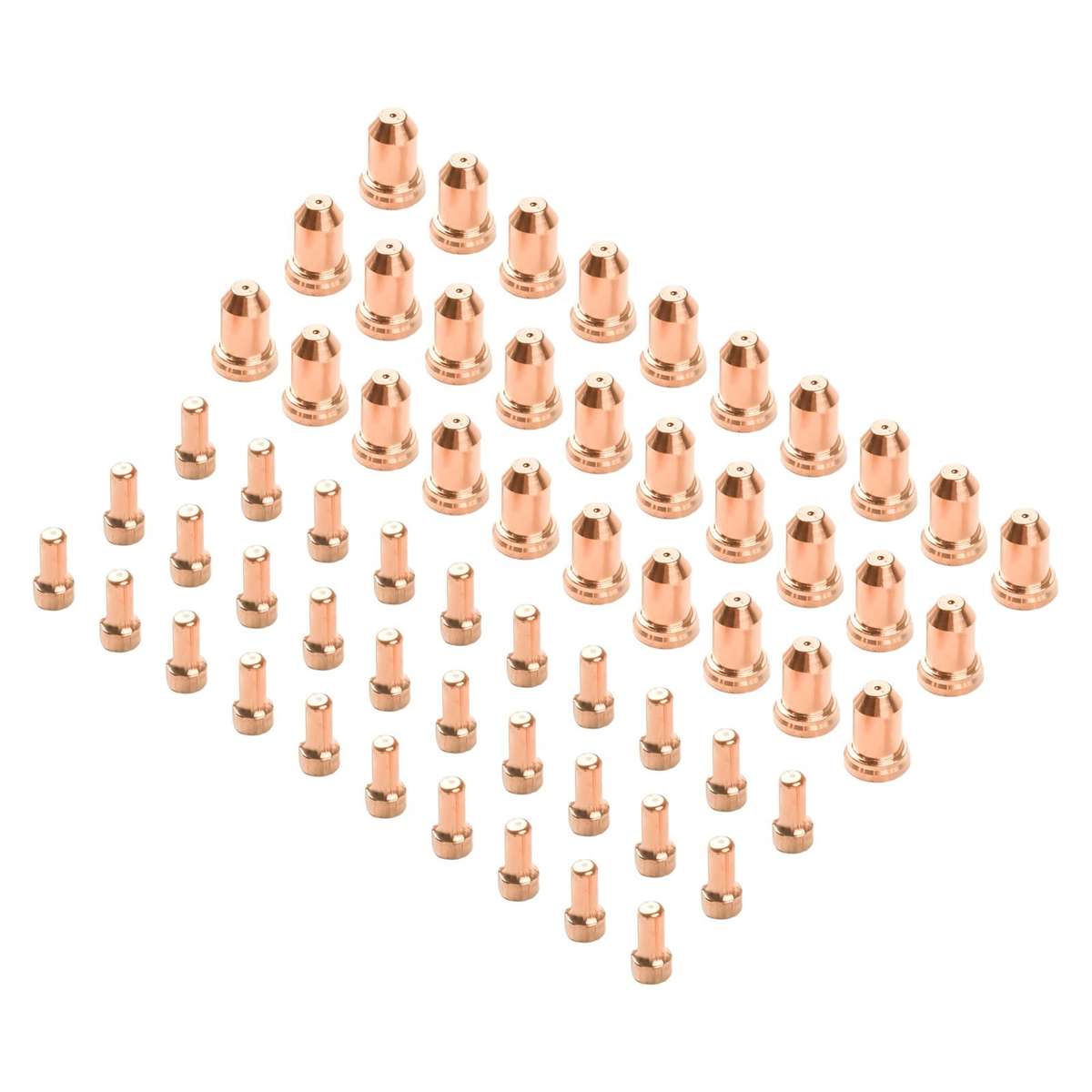 60pcs PT-80 PT80 IPT-80 Plasma Cutter Torch Electrode 1.2mm Tips 52558 51311.12