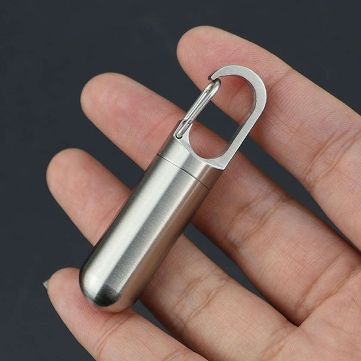 (S)J21 Stainless Steel Medicine Container Sealing Waterproof Portable Mini CH