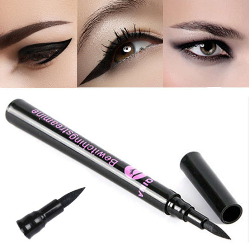 FREE SHIPING - Black Waterproof Eyeliner - Liquid Eye Liner Pen Pencil