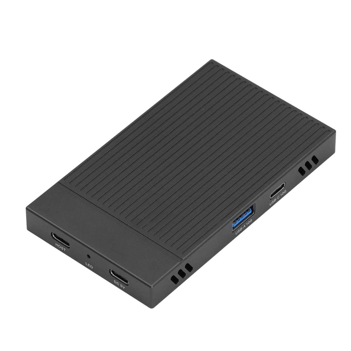 Dual Bay M.2 NVMe SSD Enclosure Aluminum USB3.2 Gen2 10Gbps M.2 Type C USB A SSD