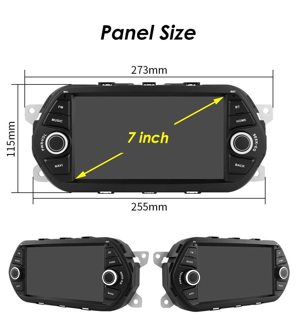 2+32GB Android 12 Apple CarPlay Car Stereo GPS Head Unit For Fiat Tipo 2015-2017