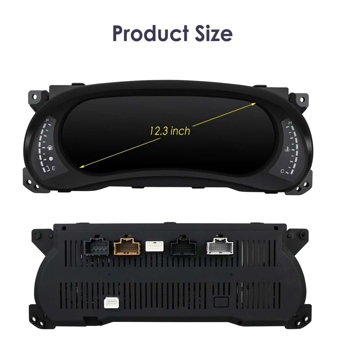 12.3" Display For Jeep Wrangler 2011-2017 Digital Cluster Instrument Speedometer