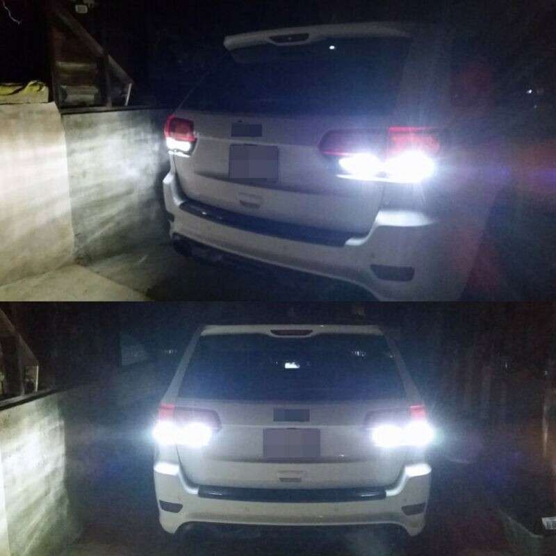 4 Bright White LED Backup Reverse Lights Bulbs For Jeep Grand Cherokee 2011-2020