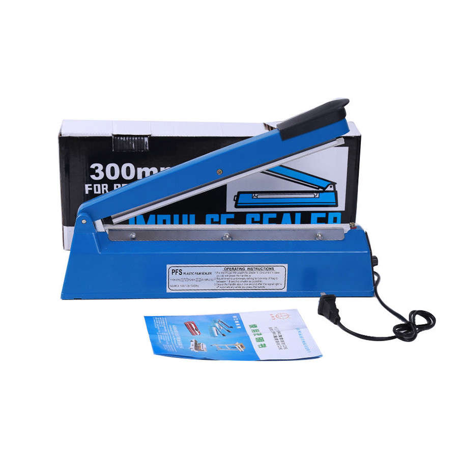Impulse Heat Sealer 300mm Electric Plastic Poly Bag Hand Sealing Machine