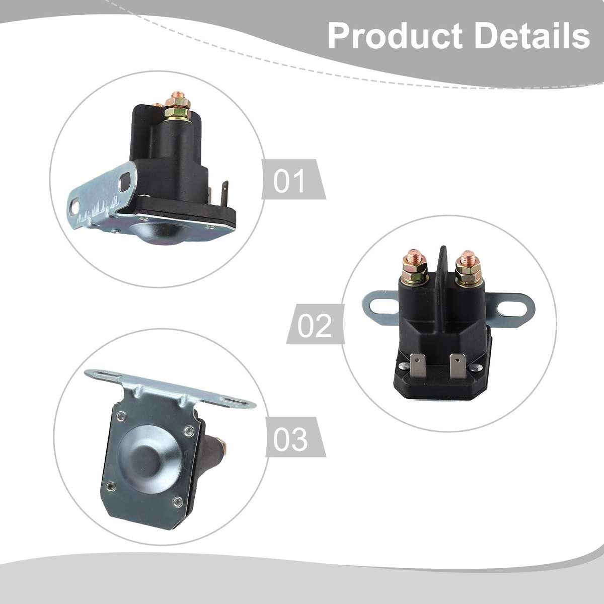Quality Starter Solenoid For Hustler (606445) Replacement Turf Equipment