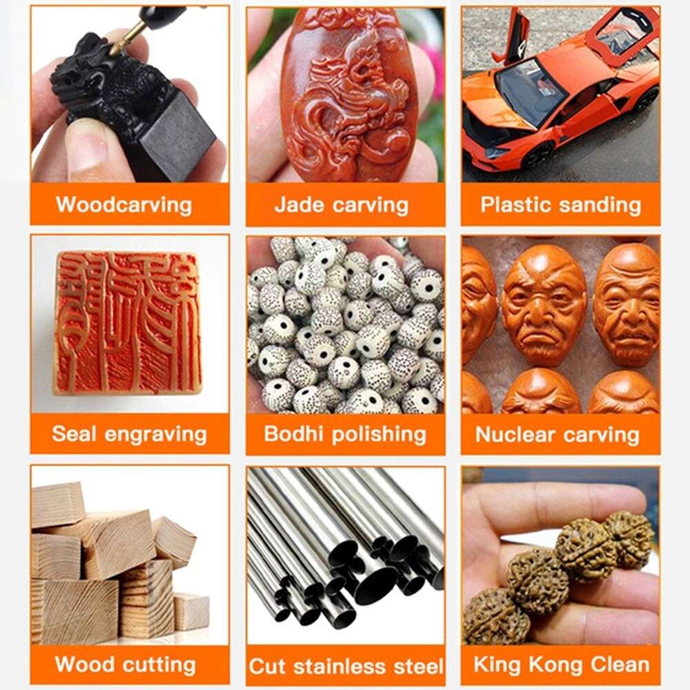 40pcs Multi Purpose Rotary Tool Accessories For Grinding And Polishing Tasks