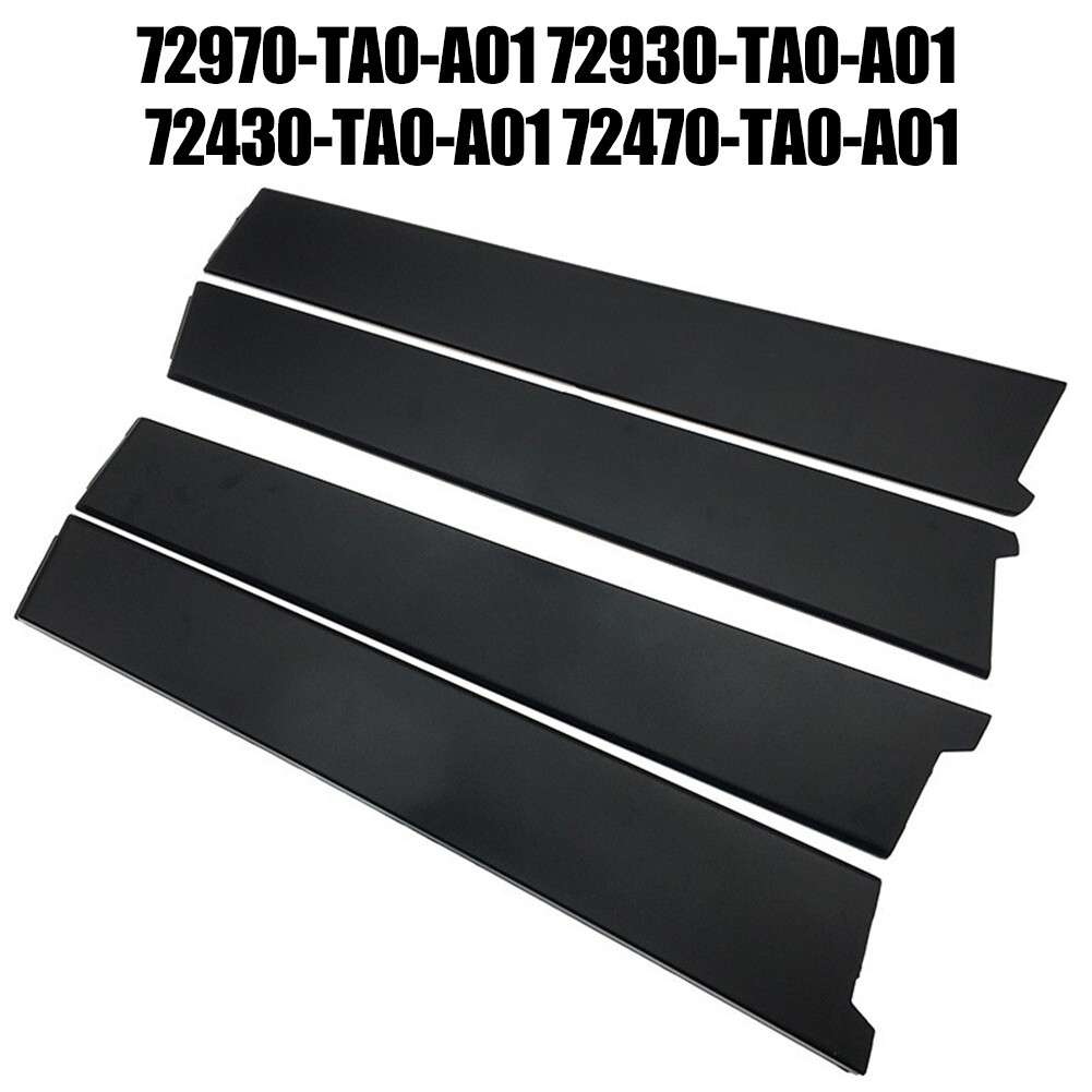 4pcs Door Pillar Molding Garnish FL FR RL RR For Accord 2008-2013 72430-TA0-A01