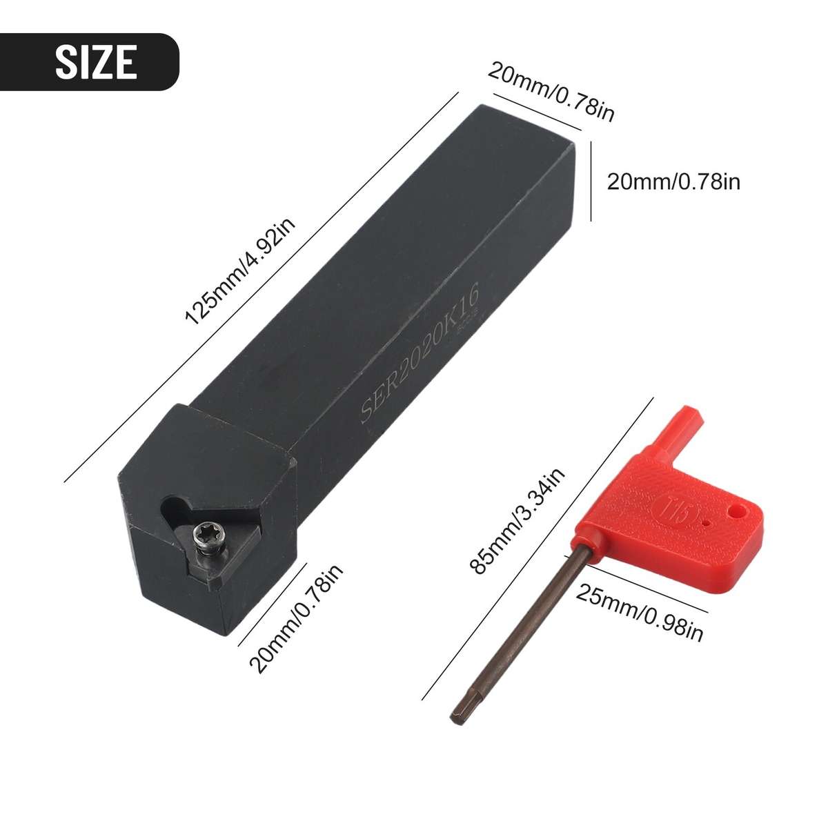 Tool Holder Lathe Thread Turning Alloy Steel Carbide Insert External Thread