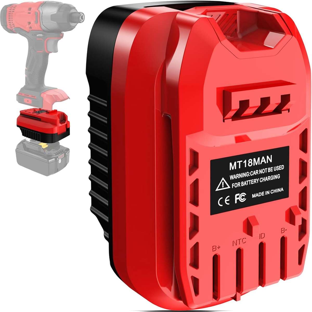 Adapter For Makita 18V Li-ion Battery Convert To for Craftsman 20V Tool MT18MAN