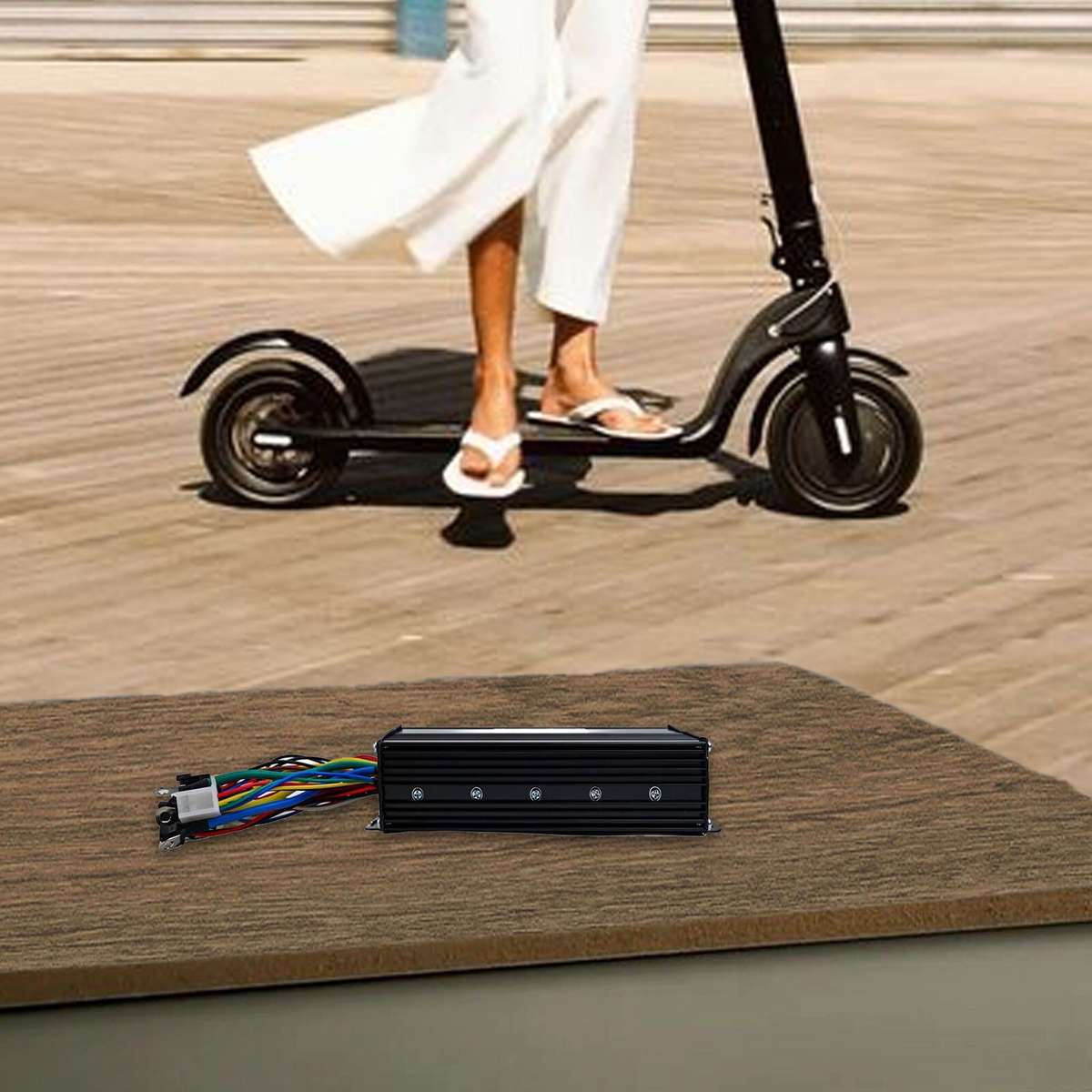 36V-52V E-bike Brushless Controller 1500W/2000W Intelligent 3-mode Sine Wave