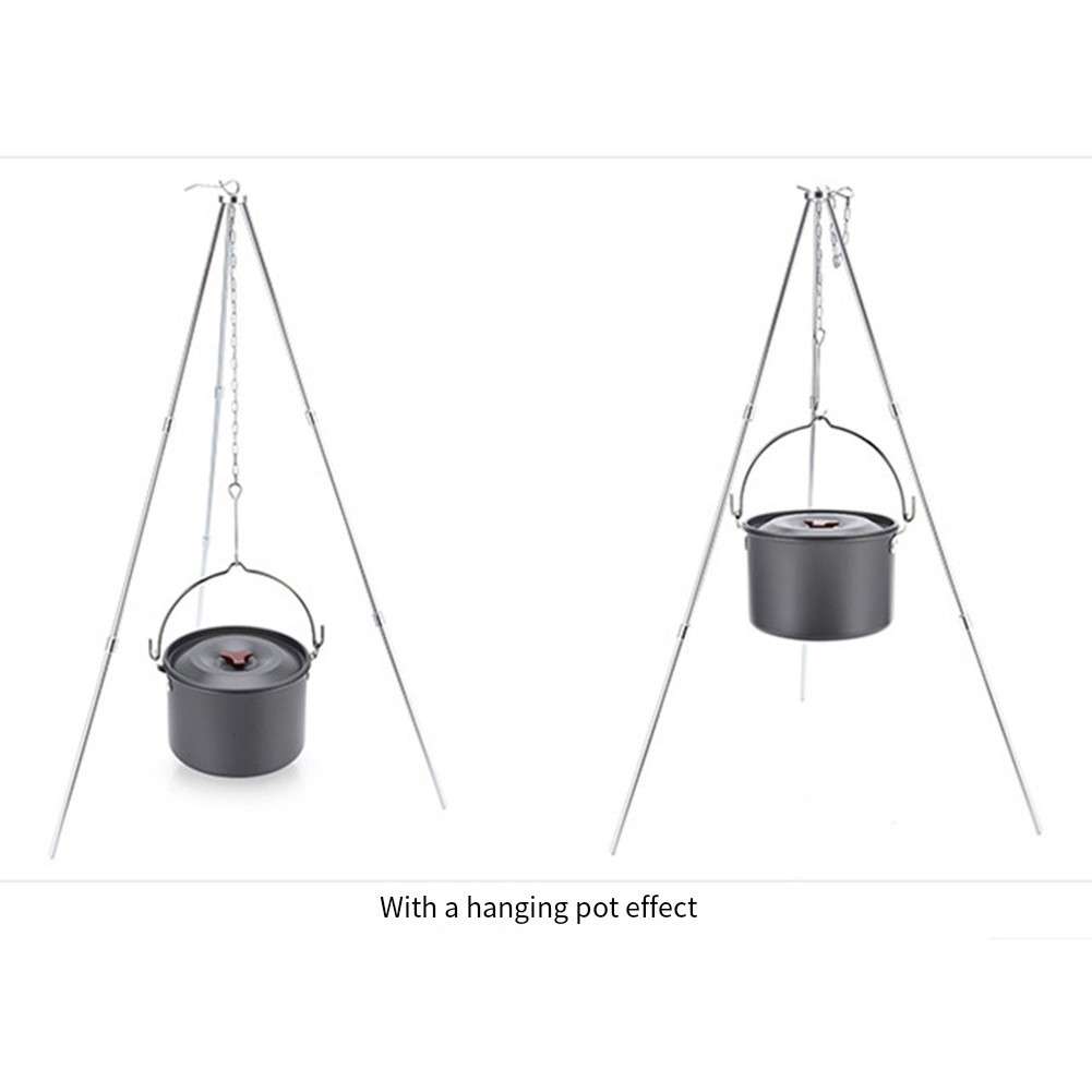 Camping Gear Essential Portable 3 Legged Aluminum Tripod Designed For Use