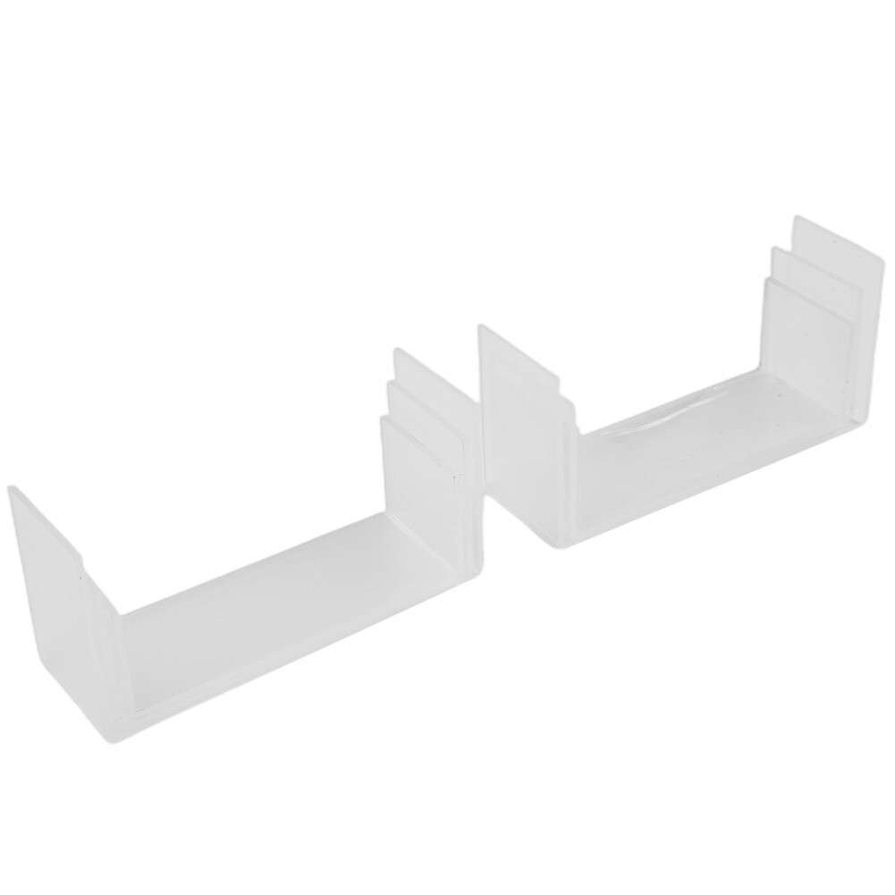 6pcs Acrylic Display Risers, Clear Rectangle Stands Shelf For Display