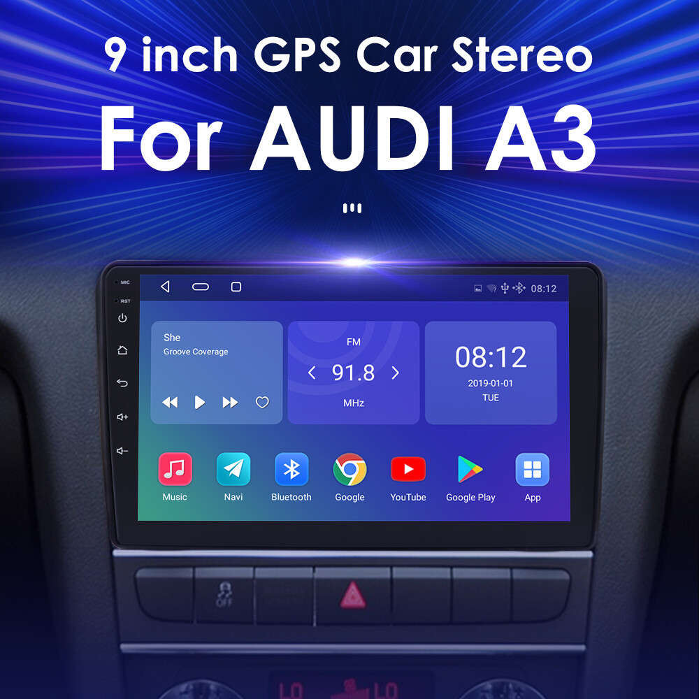 Android 13 Carplay Car GPS Nav Radio Stereo For Audi A3 S3 RS3 2003-2012 2+32GB