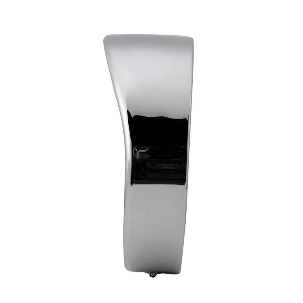 7'' Headlight Visor Style Trim Ring Chrome For Harley Touring Electra Glide