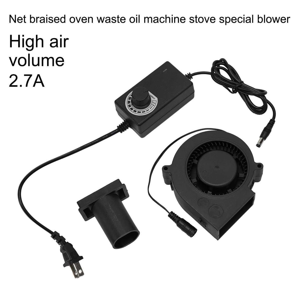 Turbo Fan Blower Air Airflow Compact Convenient DC Double Ball Replacing
