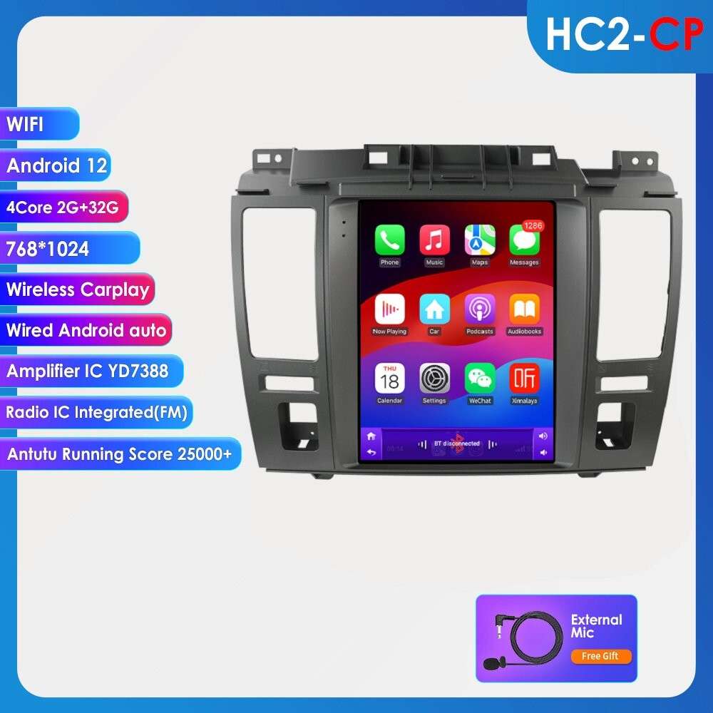 9.7" Android 13 GPS Radio Stereo Player For Nissan Tiida 2004-2011 WiFi USB 32GB