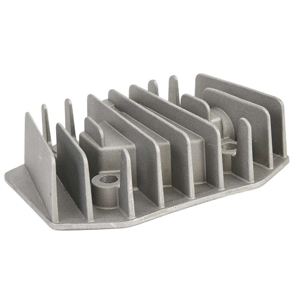 Cylinder Head Air Compressor Parts Pneumatic Replacement Cast Aluminum