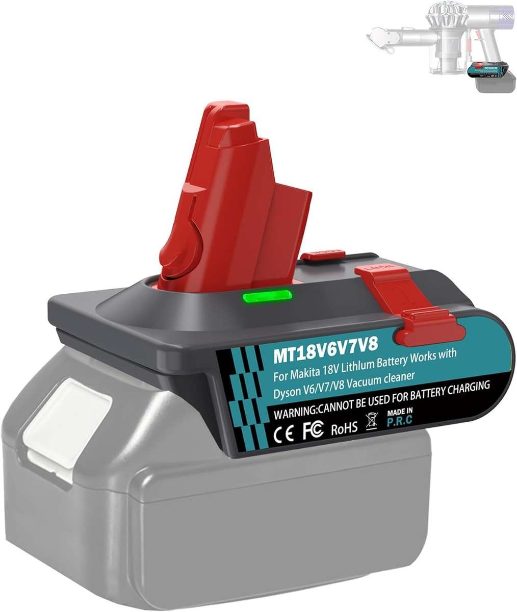 Battery Adapter for Makita 18V Convert to for Dyson V6 V7 V8 Vacuum Cleaner Tool