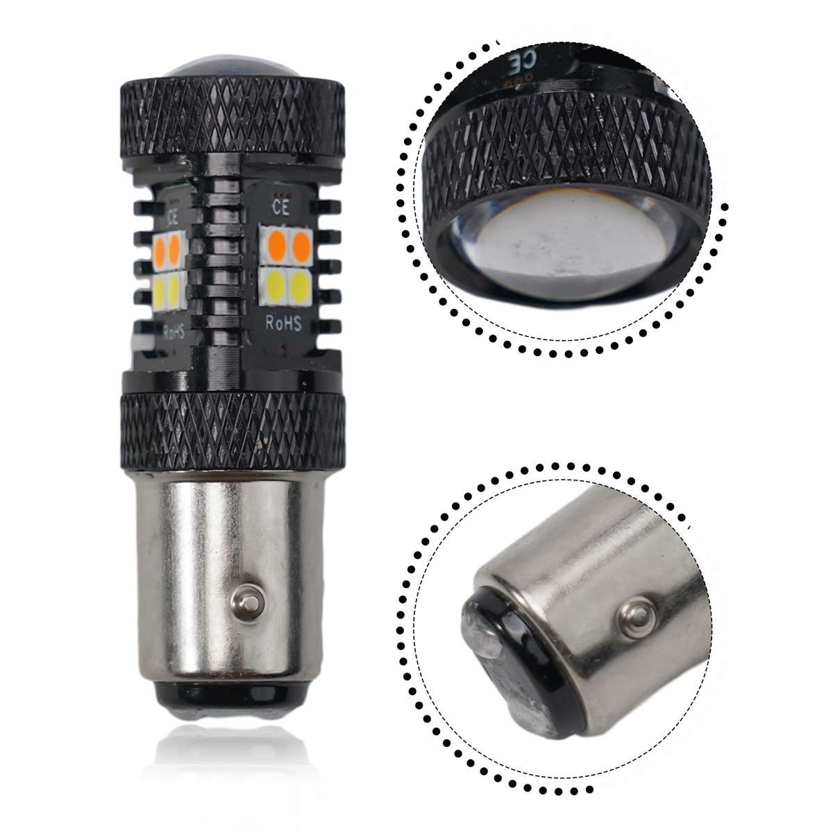 4pc 1157 for SWITCHBACK LED Turn Signal Bulbs/For for CHEVROLET C/K1500 2500