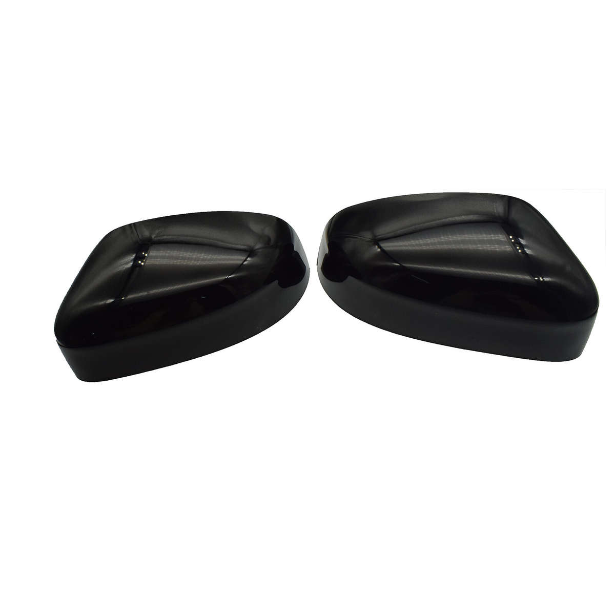 Left Right Side Black Rear View Mirror Cover Cap For Ford Focus MK2 MK3