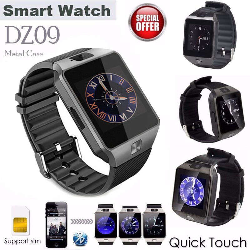 DZ09 Bluetooth Wrist Smart Watch Phone Camera SIM Card For Android IOS iPhone