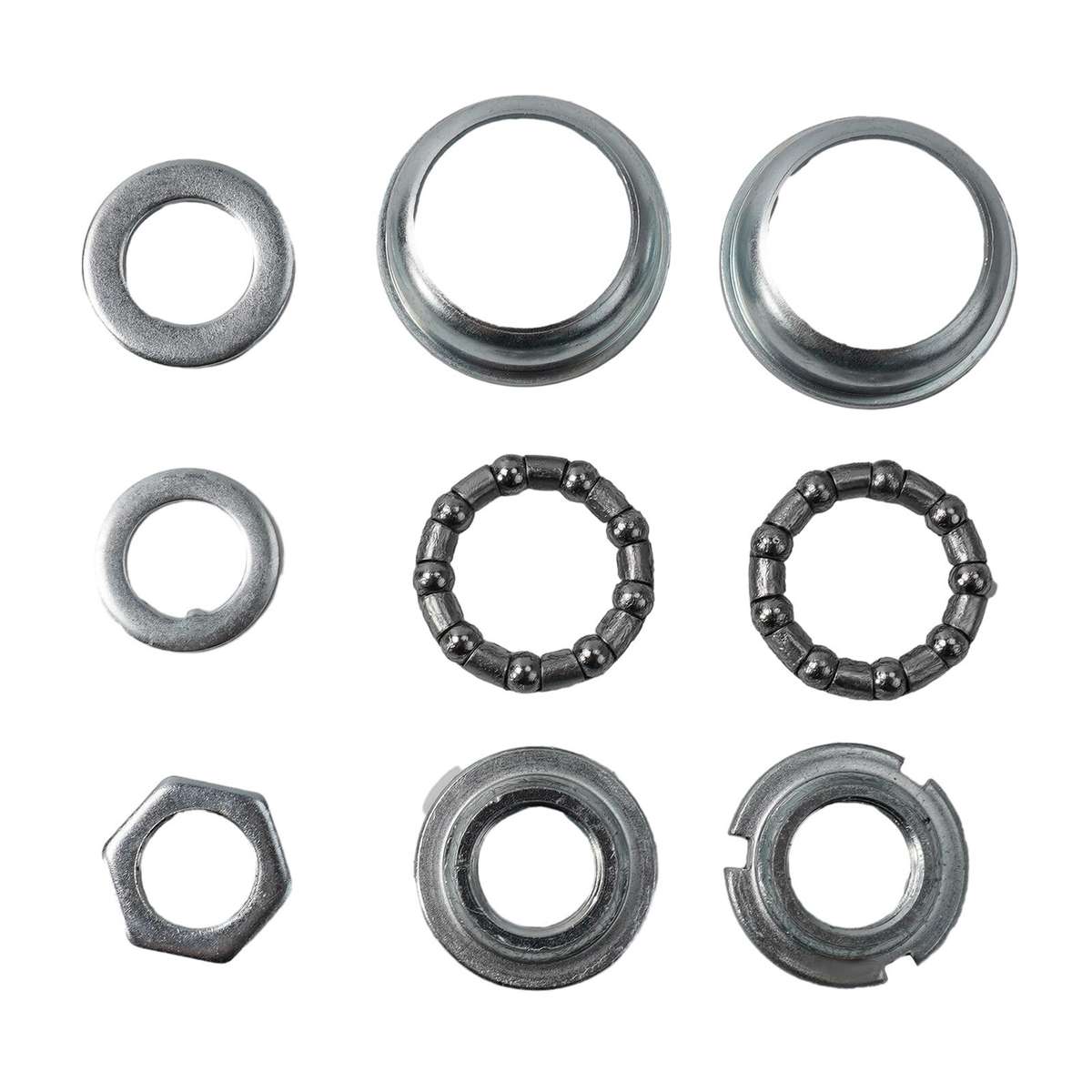Bike Bicycle Bottom Bracket BB Cup Bearing Set For Large Shell 1 Piece Crank