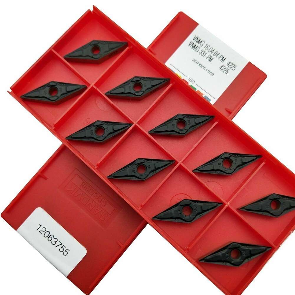 10 Pcs Carbide Inserts VNMG160404-PM Grade 4225 Milling Cutter Accessories