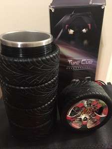 17cm Tyre Wheel Shaped Cup Stainless Steel Travel Coffee Cup