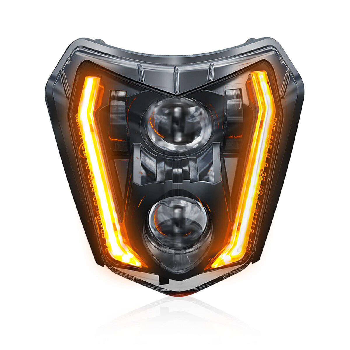 LED Headlight Turn signal DRL w/maske For KTM 250 350 450 690 Enduro R SMC-R