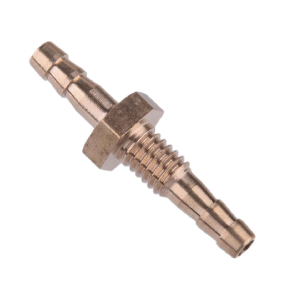 10x 1/4" inch 6mm Brass Bulkhead Fitting Hose Barb Connector Tube Joiner B8