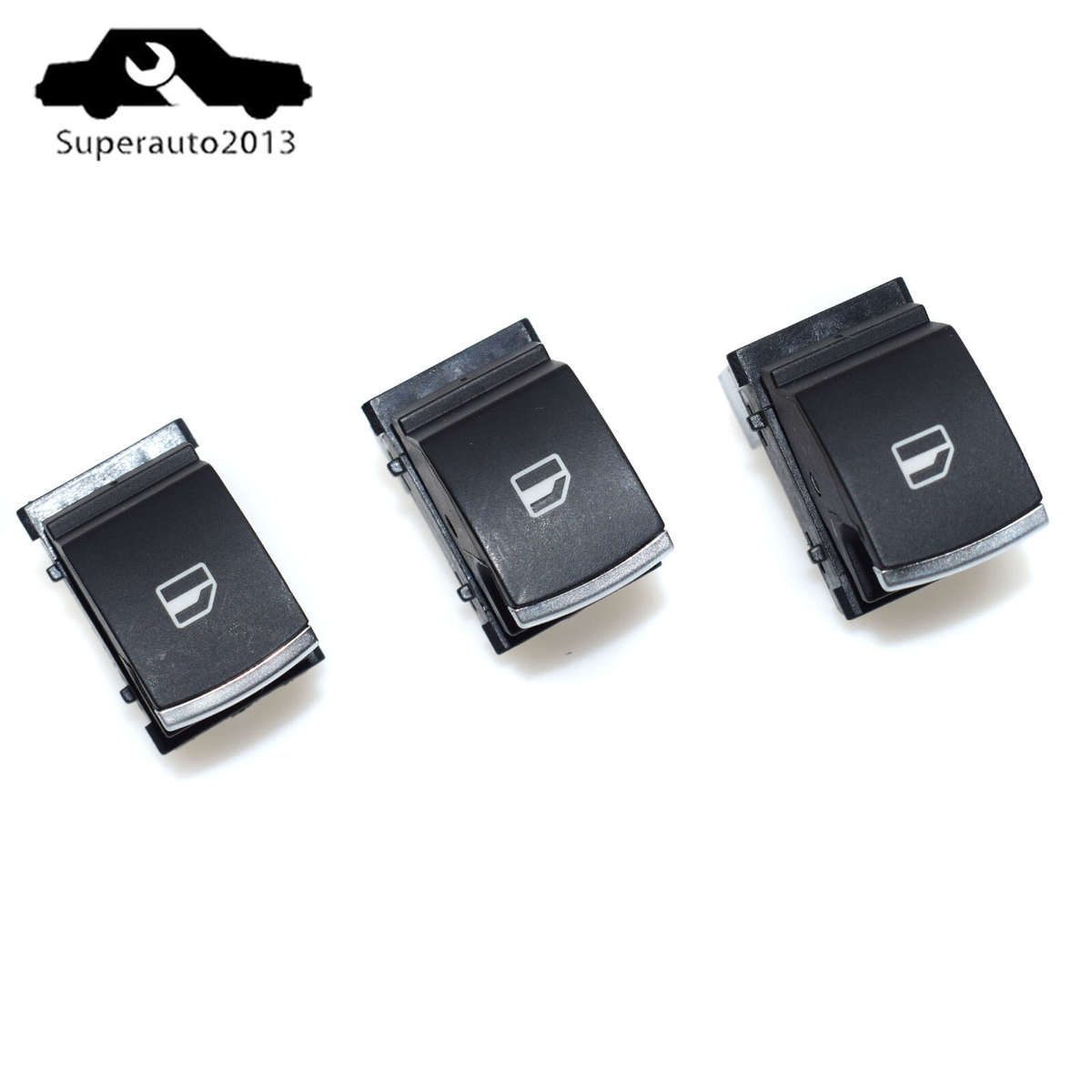 5ND959855 3PCS Passenger Side Power Window Switch For 2011-14 Volkswagen Touareg