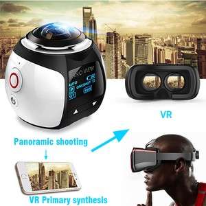 4K 360 Mini Wifi Panoramic Camera Ultra HD 2448*2448 Sport Action Camera